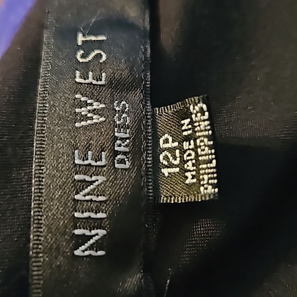 Nine West Women's One Shoulder Dress Size 12P - Picture 7 of 8